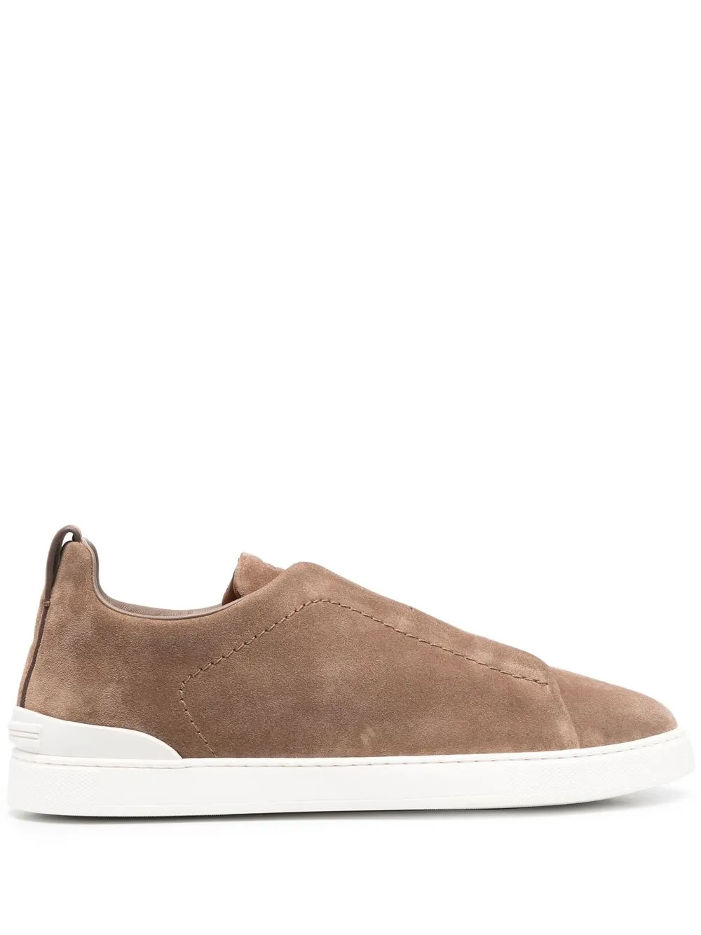 

Zegna suede low-top sneakers - Brown