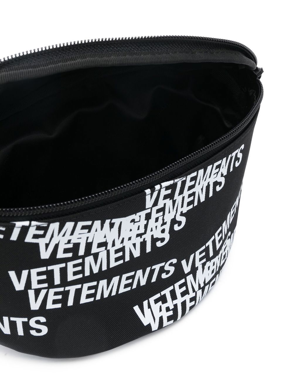 Shop Vetements Logo-print Belt Bag In Schwarz