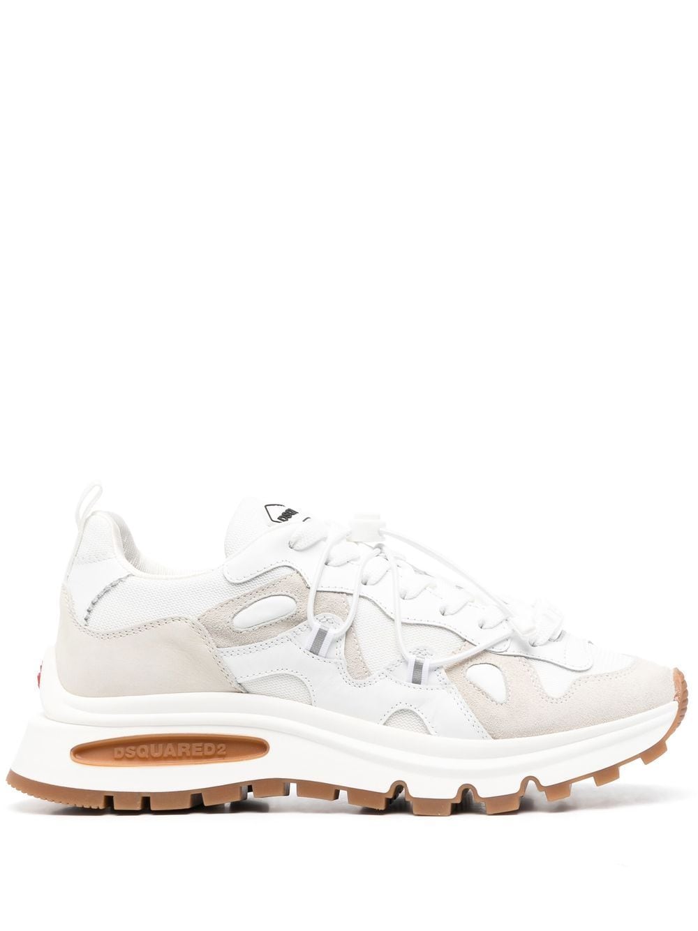 Dsquared2 Run Ds2 Lace-up Low Top Sneakers In White