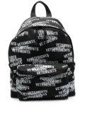VETEMENTS logo-print backpack - Black