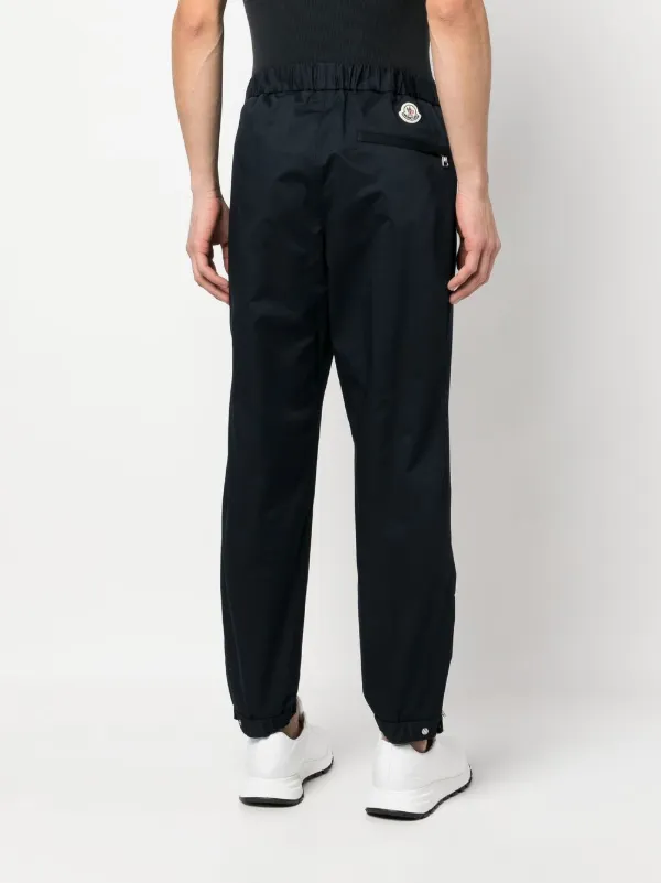 Moncler drawstring waist Track Pant Blue FARFETCH HK