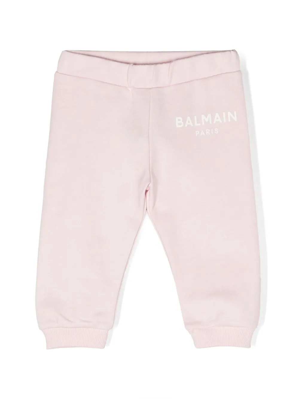 

Balmain Kids pants anchos con logo estampado - Rosado