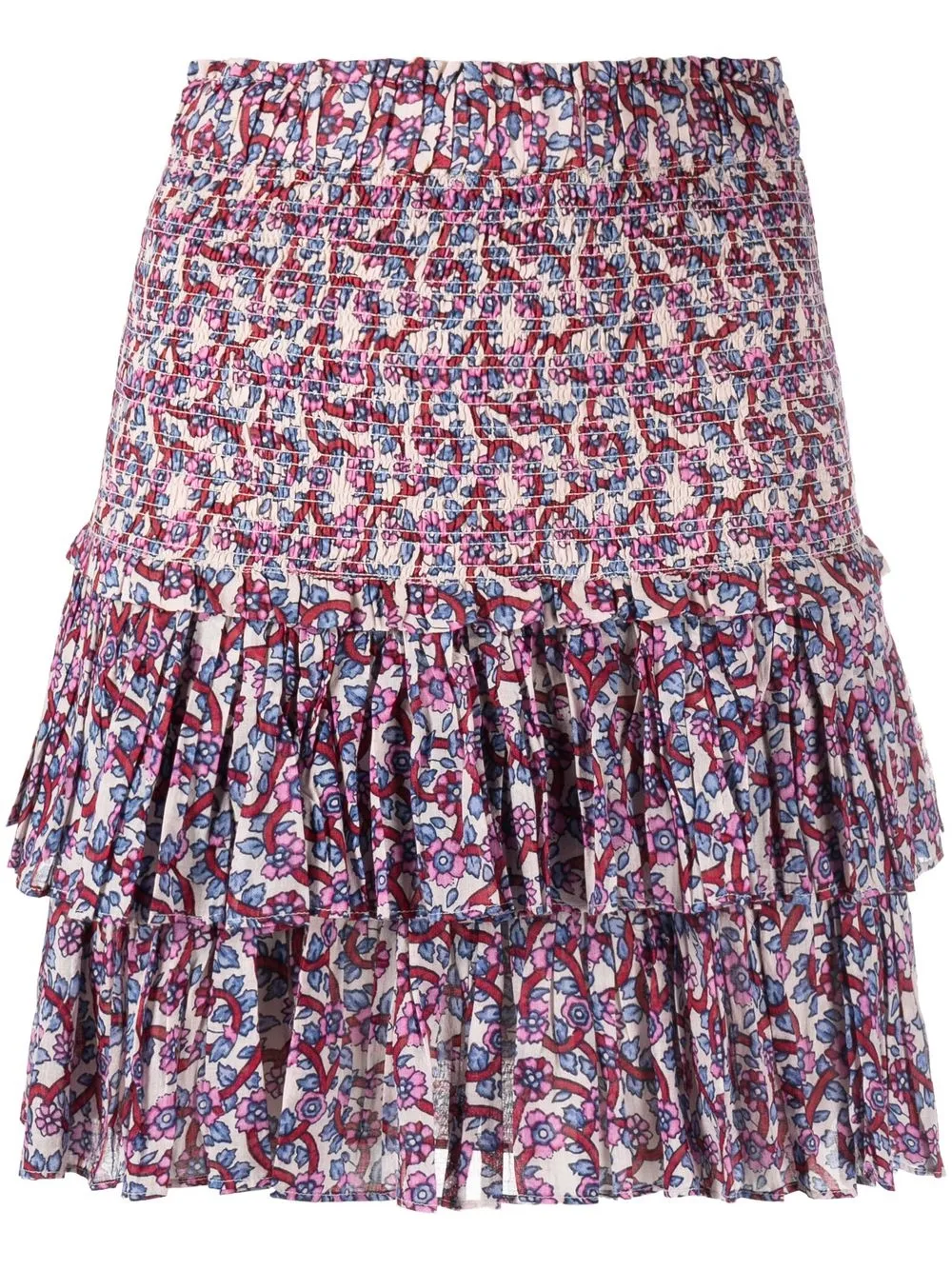 

Isabel Marant Étoile Naomi floral-print mini skirt - Neutrals