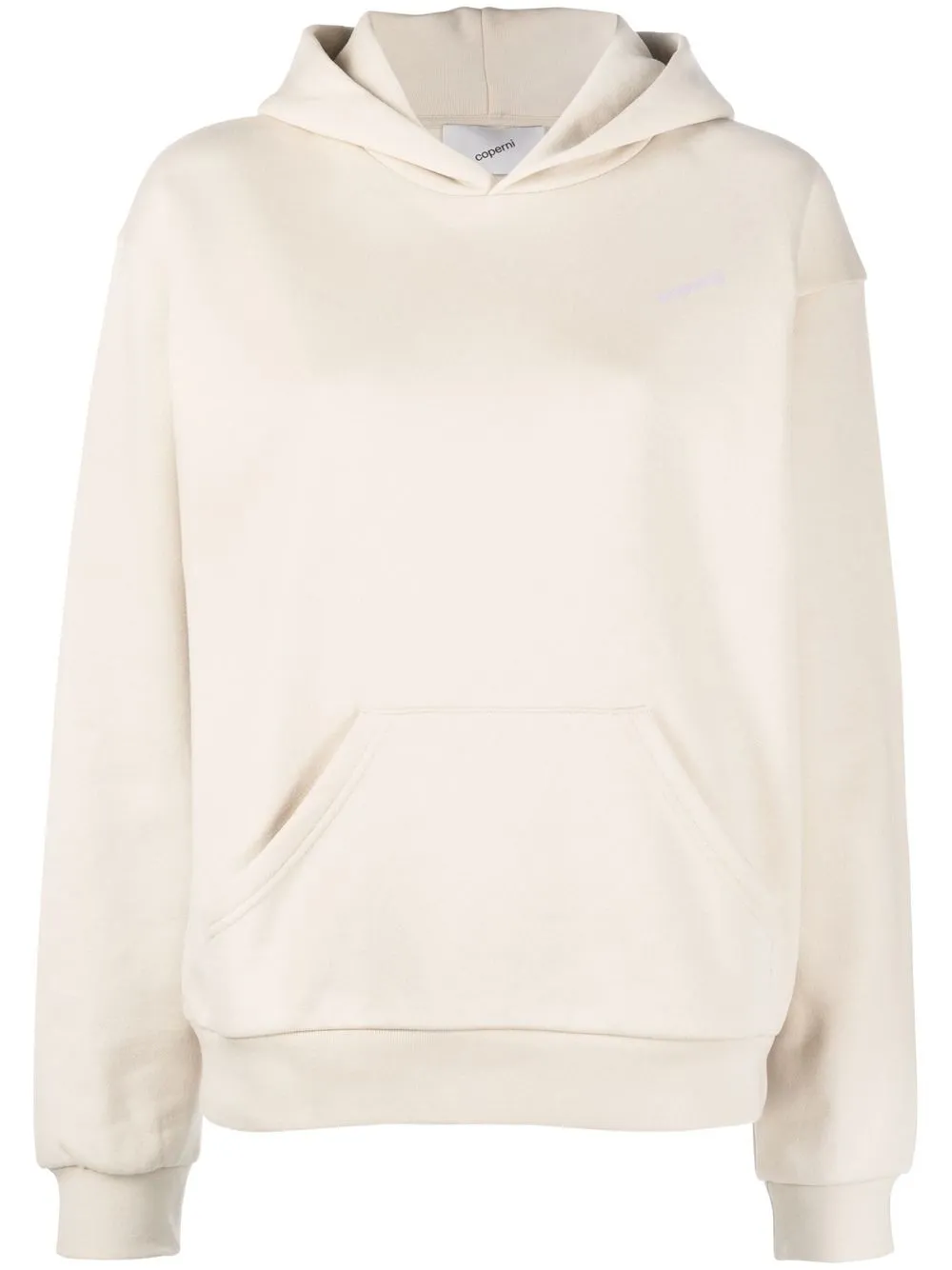 Coperni logo-print slouchy hoodie