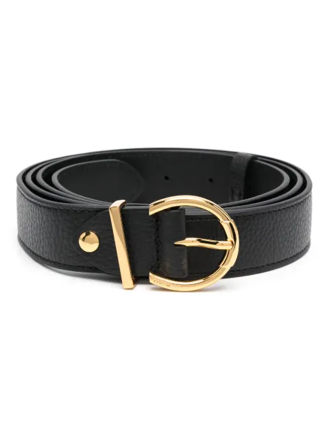 Coccinelle leather buckle belt