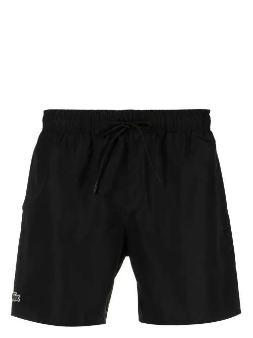 Short de bain à logo brodé - Lacoste - Modalova