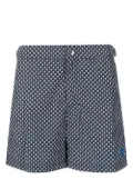 Alexander McQueen skull-print shorts - Blue