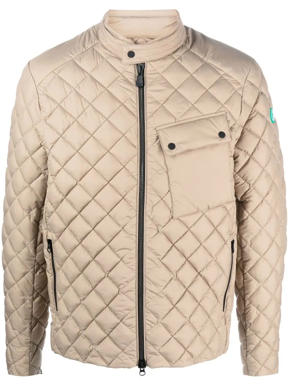 Save The Duck quilted bomber jacket - Neutrals