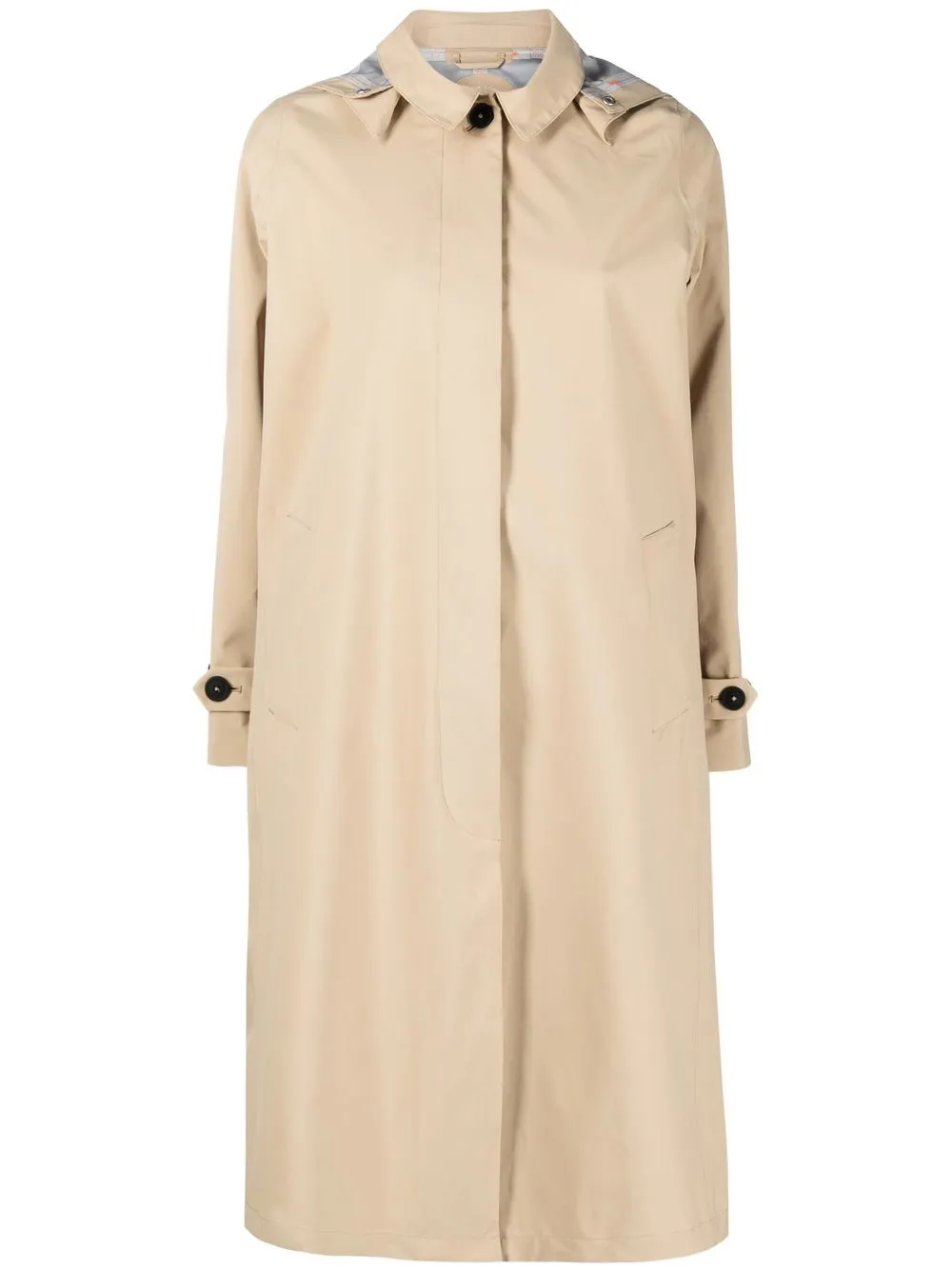Save The Duck hooded parka coat - Brown