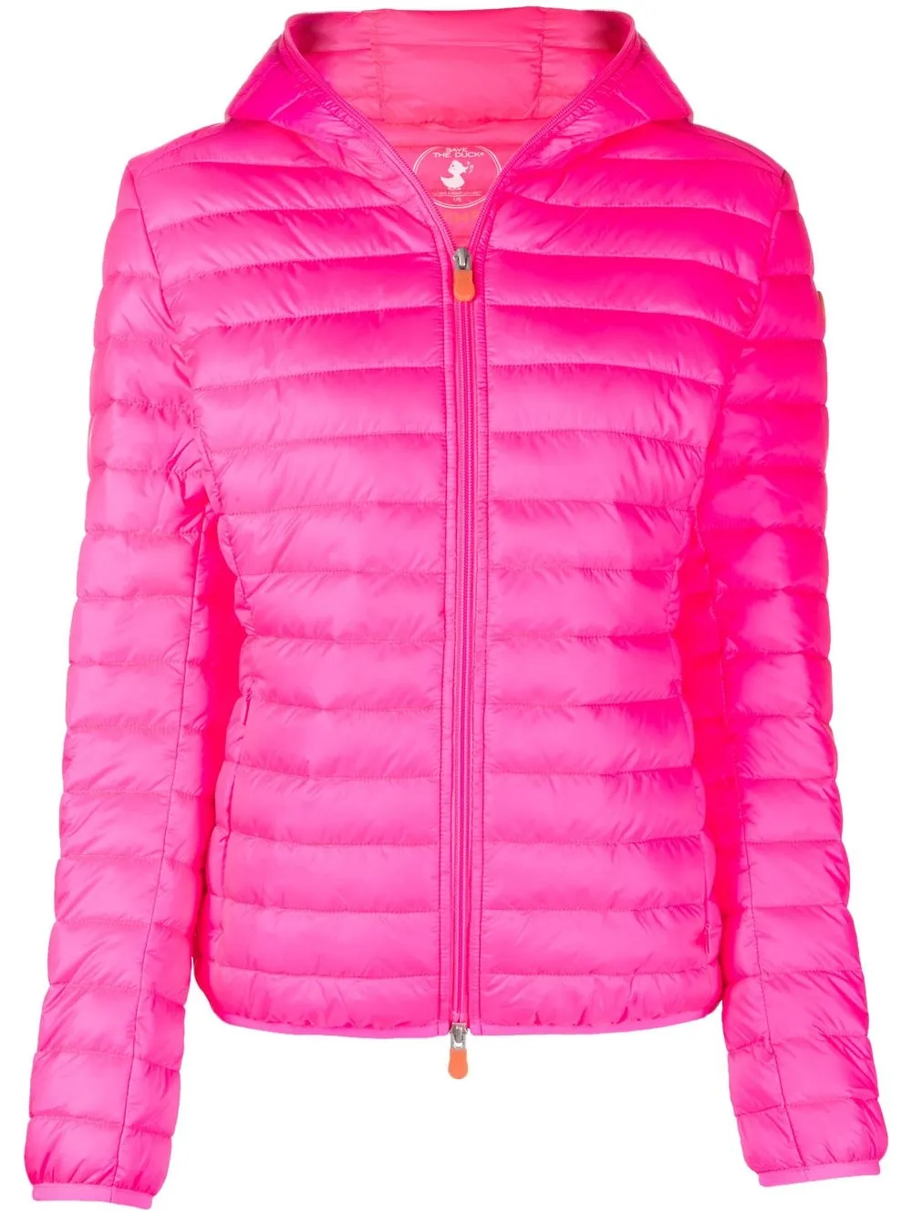 

Save The Duck plain padded puffer jacket - Pink