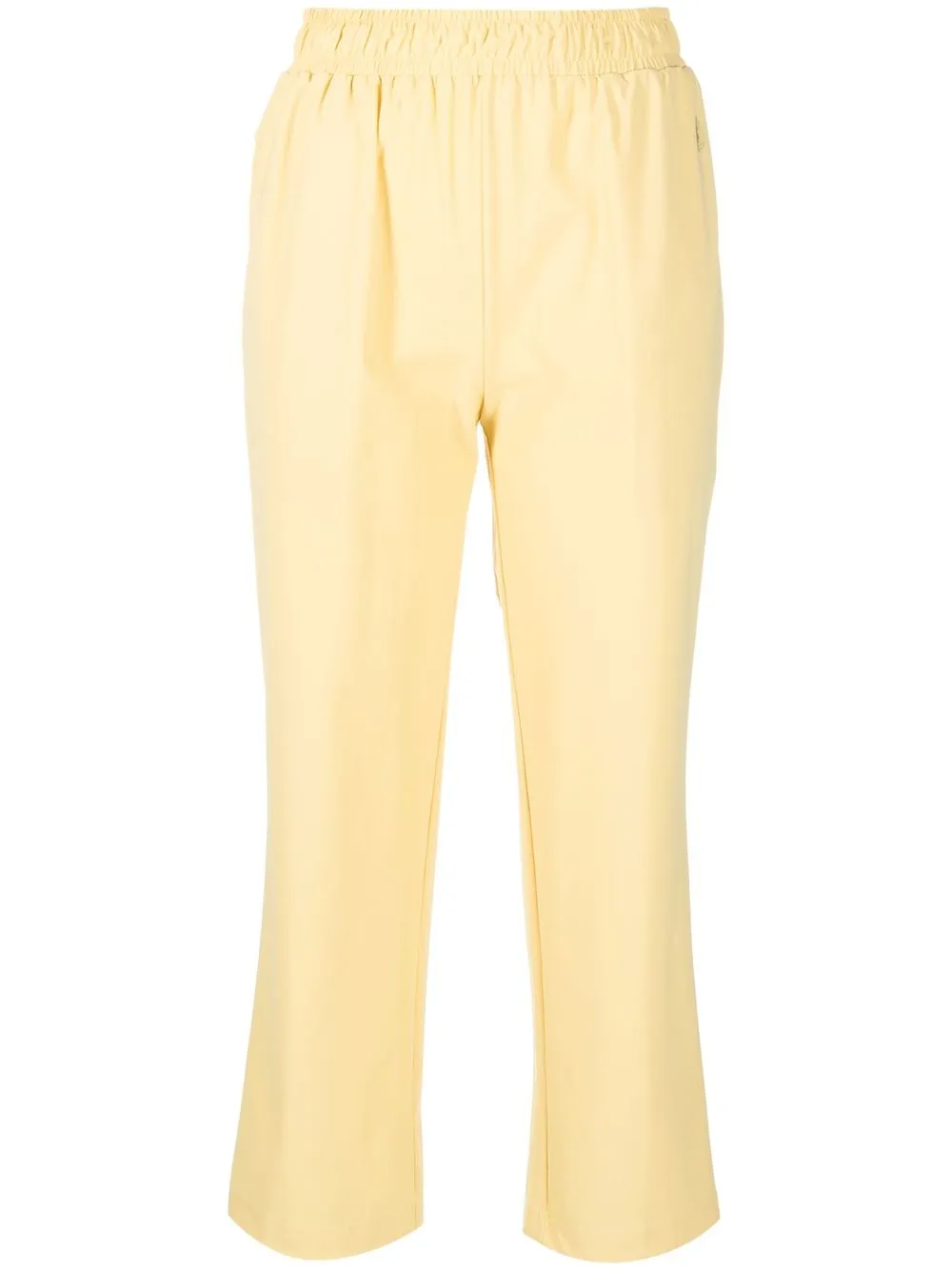 Save The Duck elasticated cropped trousers - Yellow