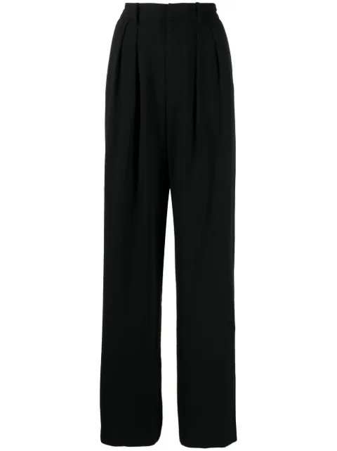 alice + olivia pleat-detail wide-leg pants