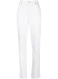 Eileen Fisher high-waisted slim-cut jeans - White