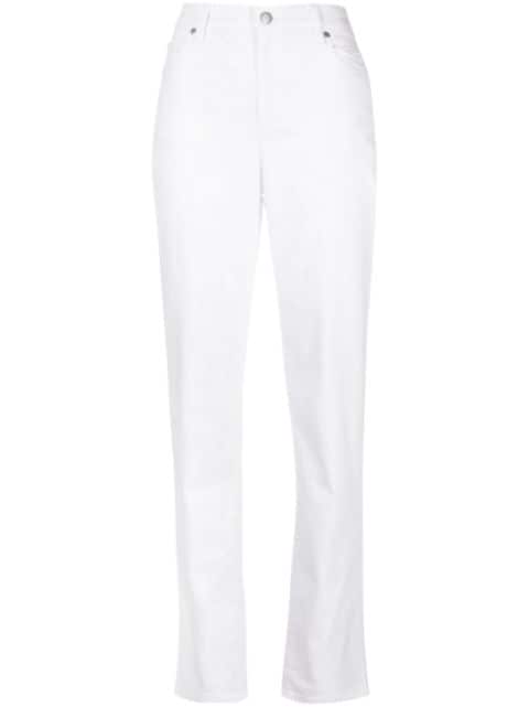 Eileen Fisher high-waisted slim-cut jeans