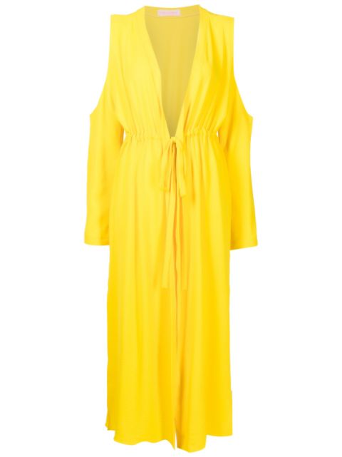 Olympiah Jussi cut-ou beach dress 