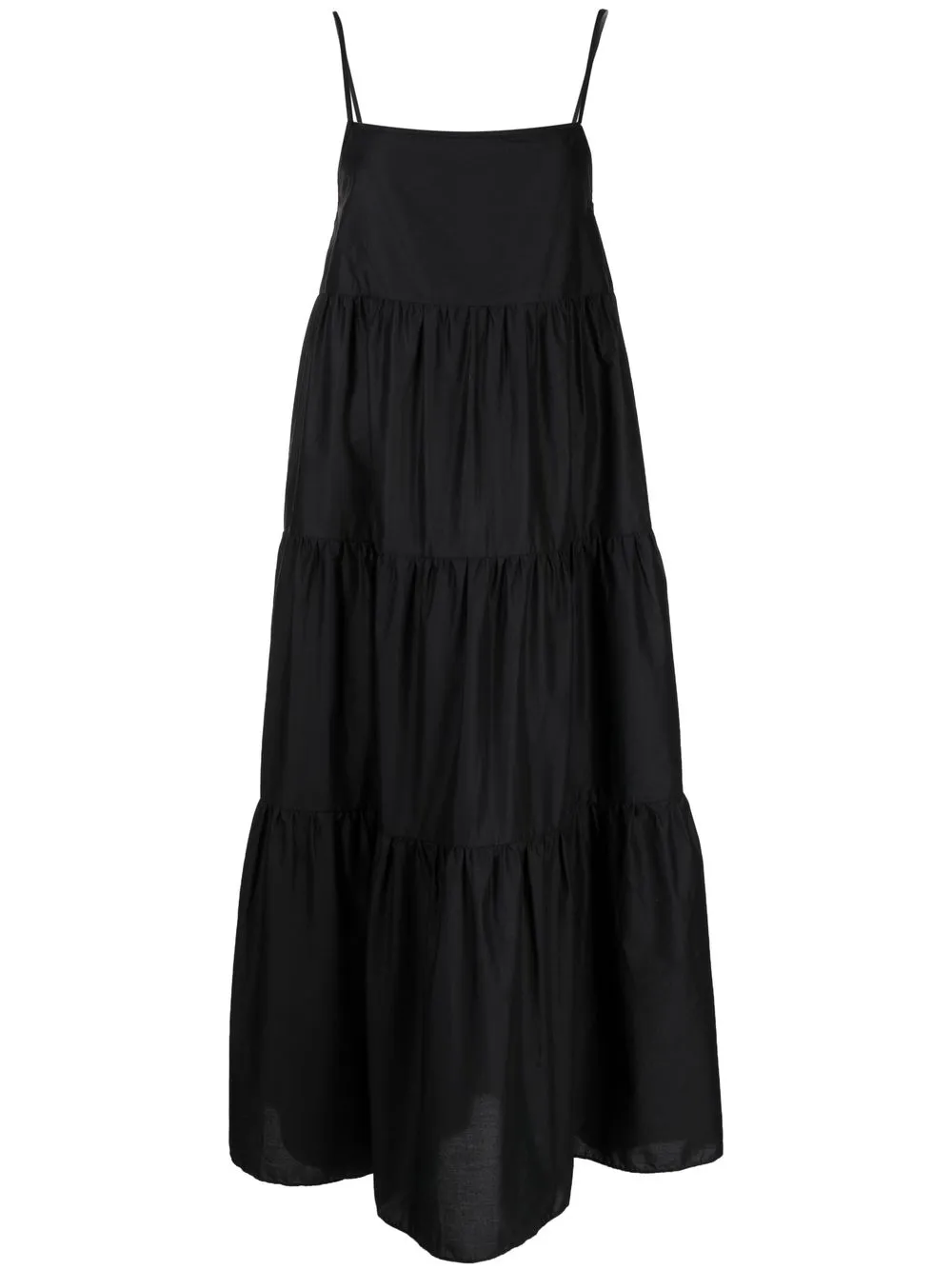 

Matteau tiered-design midi dress - Black