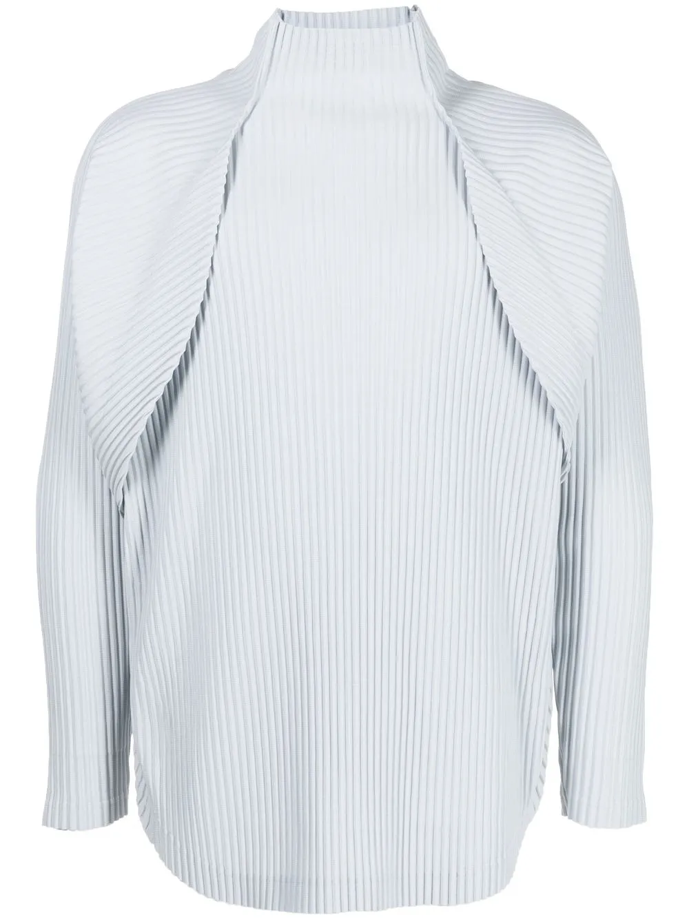 Homme Plissé Issey Miyake Vase Pleated high-neck Top - Farfetch