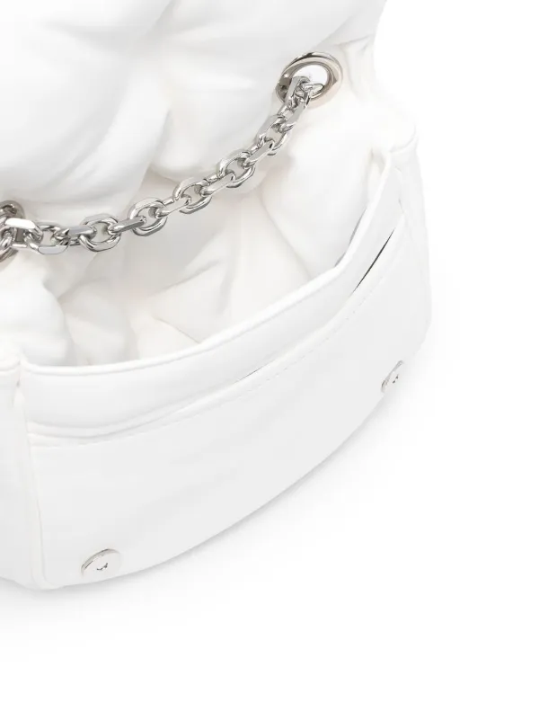SALE*Maison Margiela*Glam Slam Flap white ショルダーバッグ Glam Slam Flap Medium shoulder bag in white - Maison