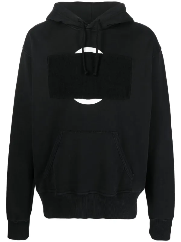 MM6 Maison Margiela Patch Design Cotton Hoodie - Farfetch