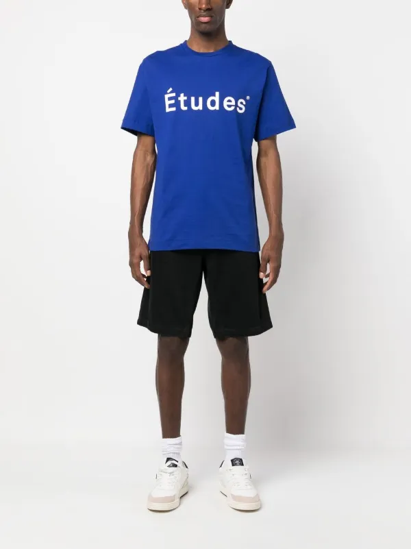 【新品】Etudes エチュード クルーネック ロゴ プリントTシャツ L 新品】Etudes エチュード クルーネック ロゴ プリントTシャツ L