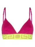 Versace Greca-print bra - Pink