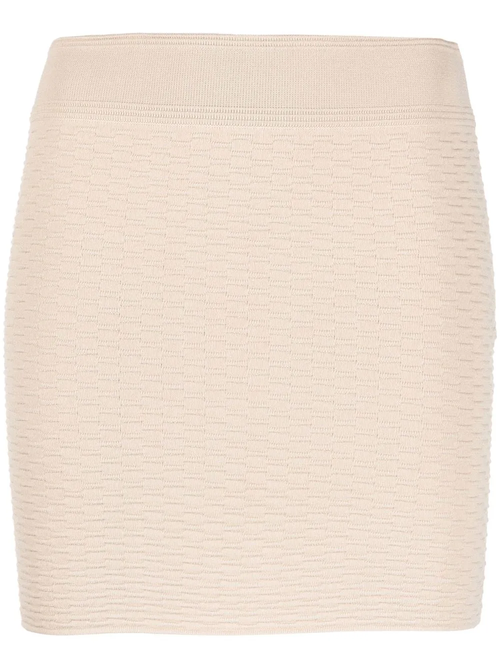 

IRO slim-cut knitted mini skirt - Neutrals