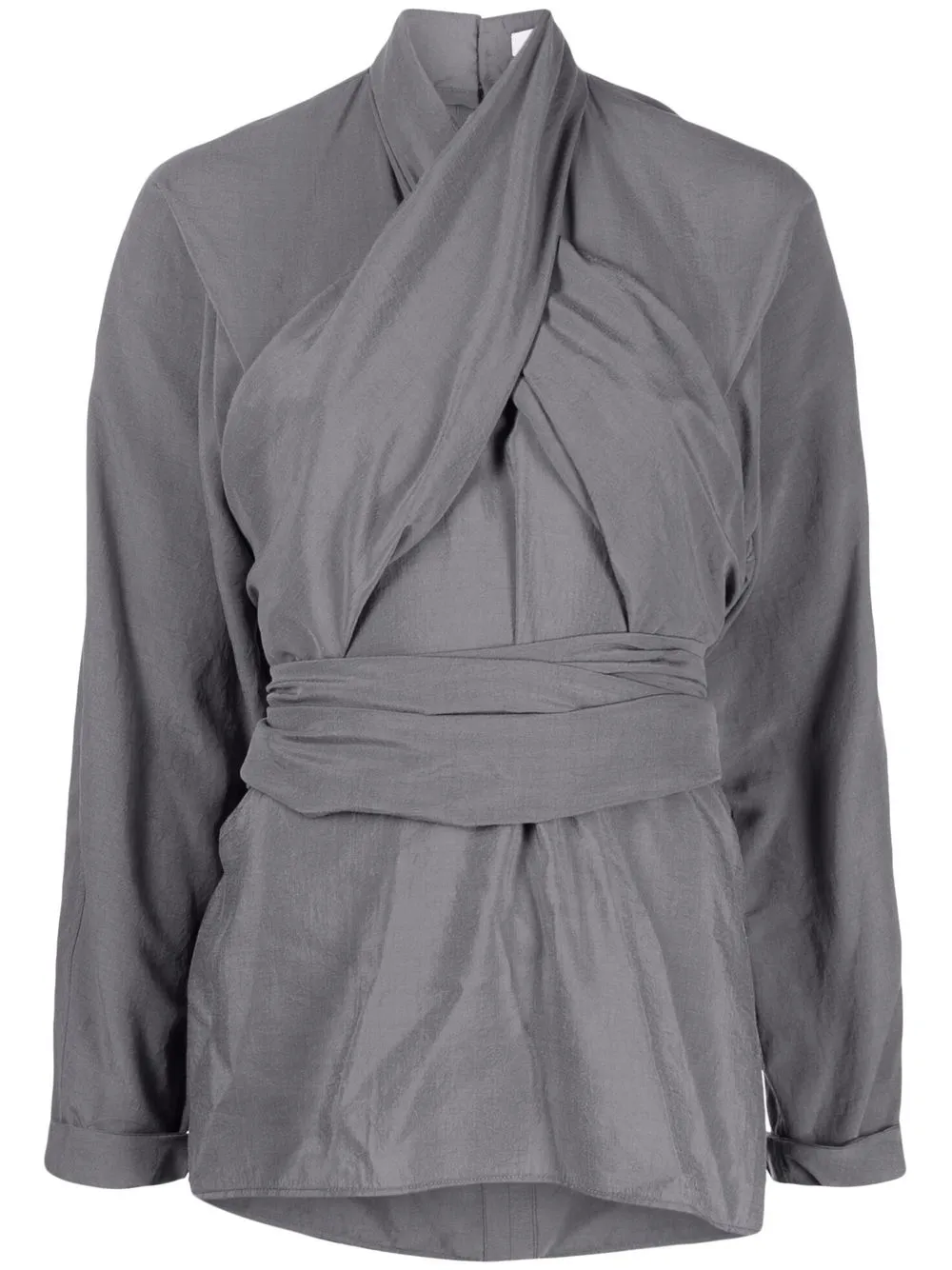 

Lemaire camisa con lazo cruzado - Gris