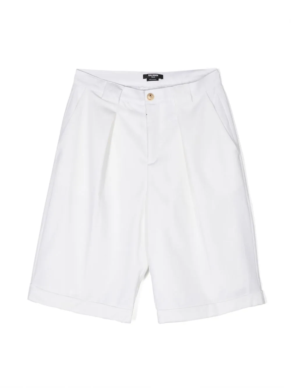 

Balmain Kids virgin wool tailored shorts - Neutrals