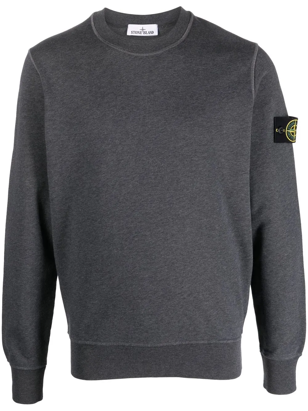 

Stone Island sudadera con parche Compass - Gris