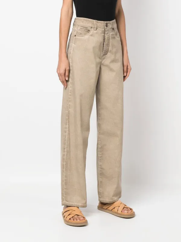 Uma Wang high-waisted straight-leg Jeans | Neutrals | FARFETCH