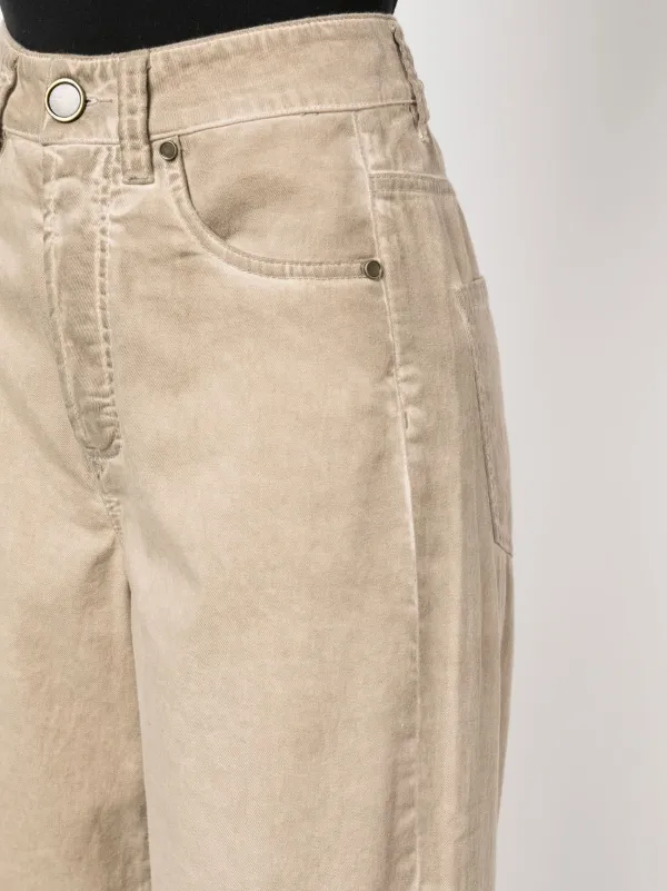 Uma Wang high-waisted straight-leg Jeans | Neutrals | FARFETCH Uma Wang high-waisted straight-leg Jeans | Neutrals | FARFETCH