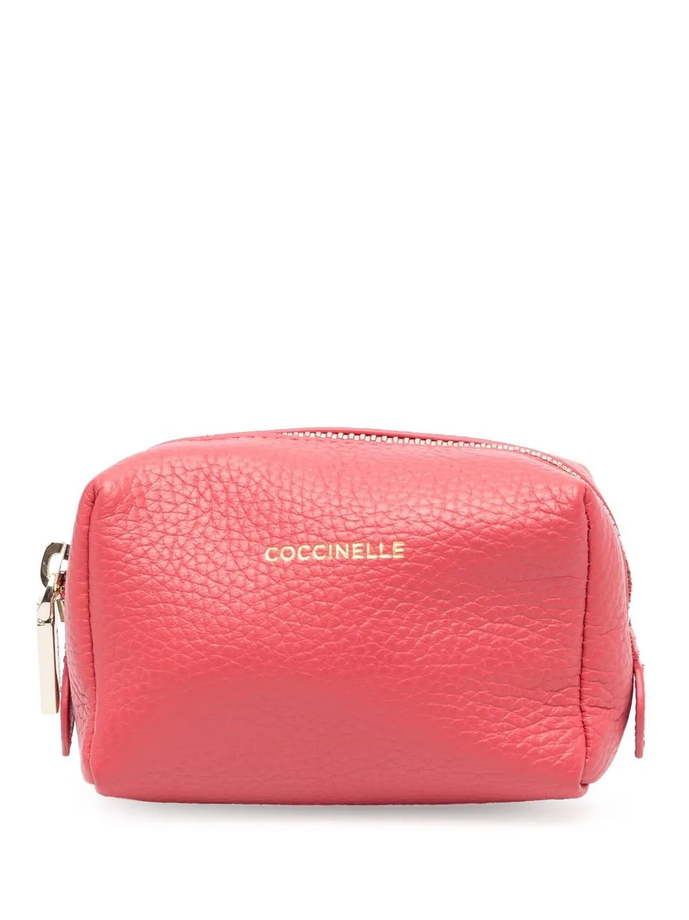 

Coccinelle logo-stamp leather purse - Pink