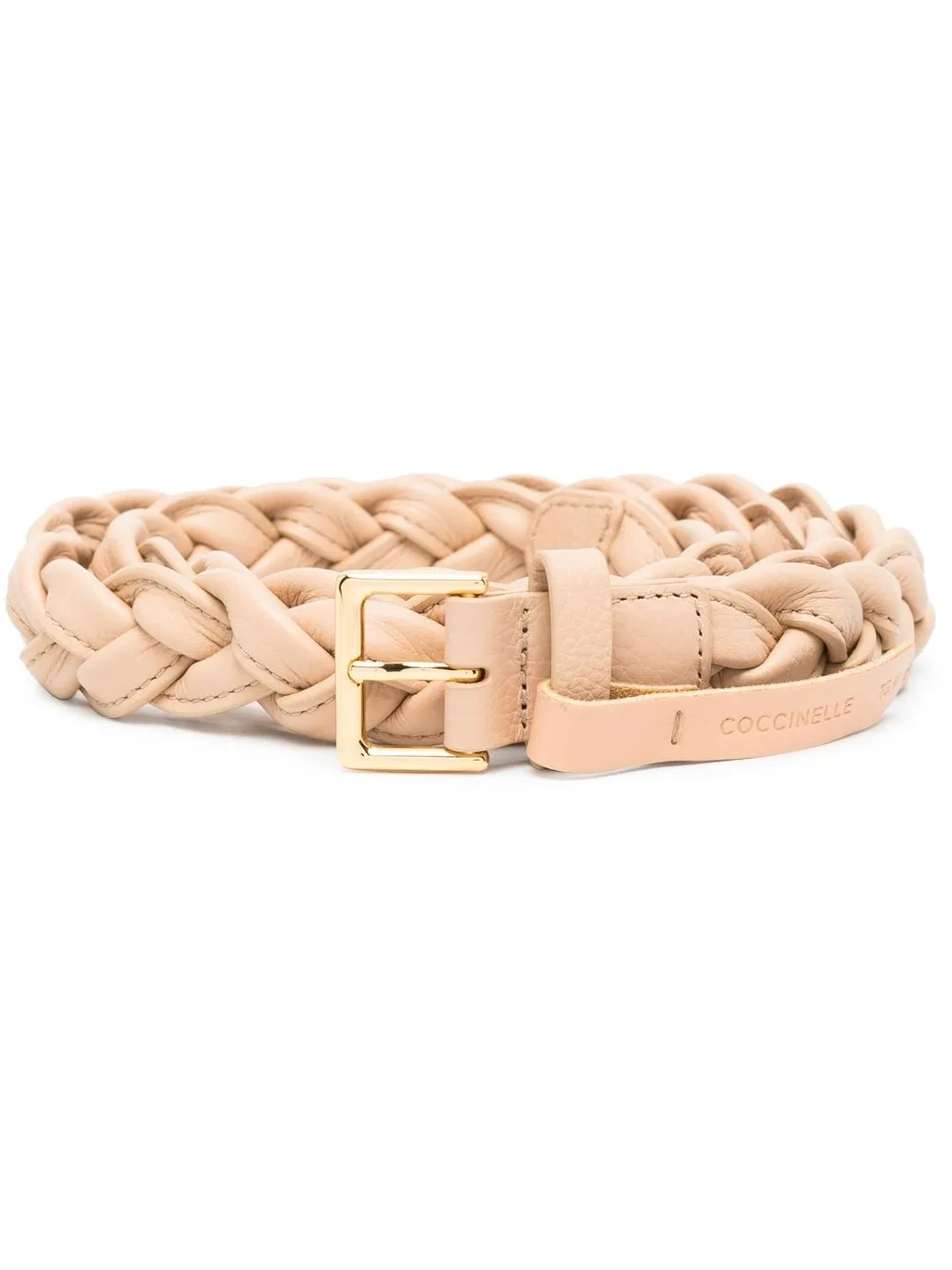 

Coccinelle braided buckle belt - Neutrals