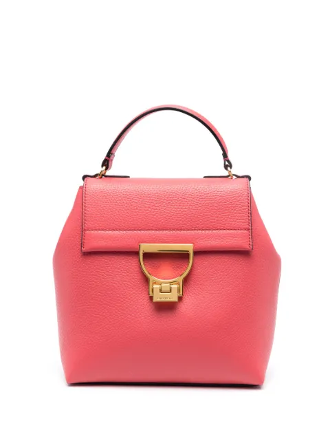 Arlettis grained leather backpack