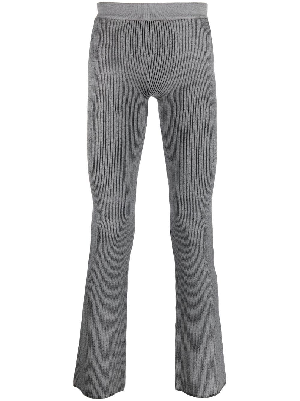 Moncler ribbed-knit Flared Trousers - Farfetch