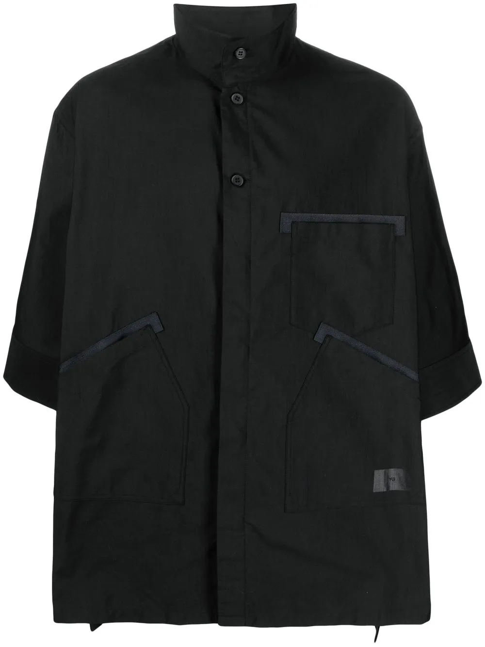 

Y-3 camisa manga corta con botones - Negro