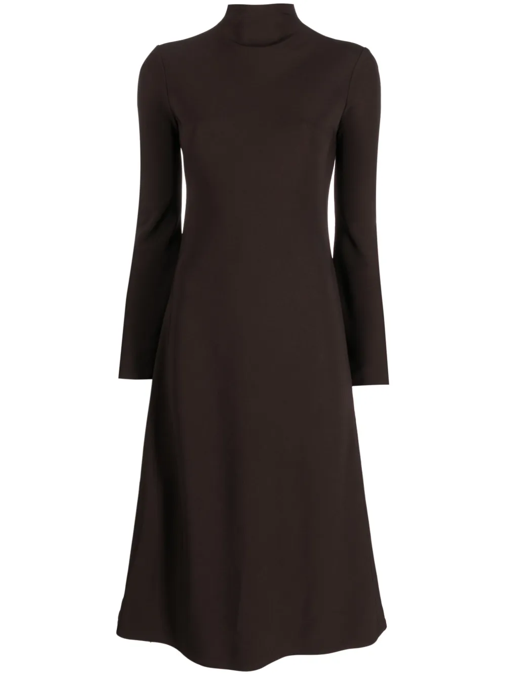 Maison Rabih Kayrouz high-neck long-sleeve Midi Dress - Farfetch