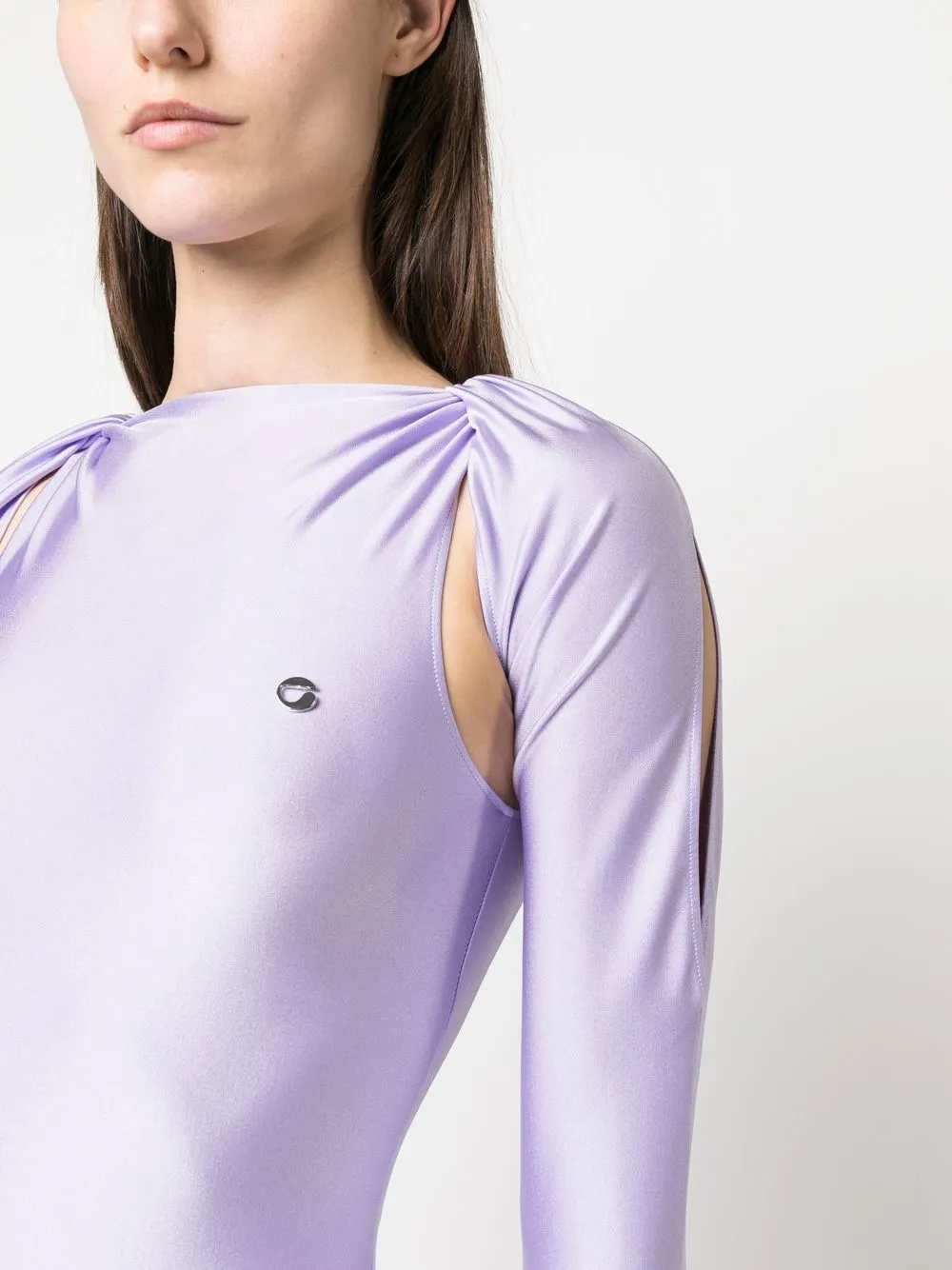 COPERNI DRAPED CUT-OUT BODYSUIT