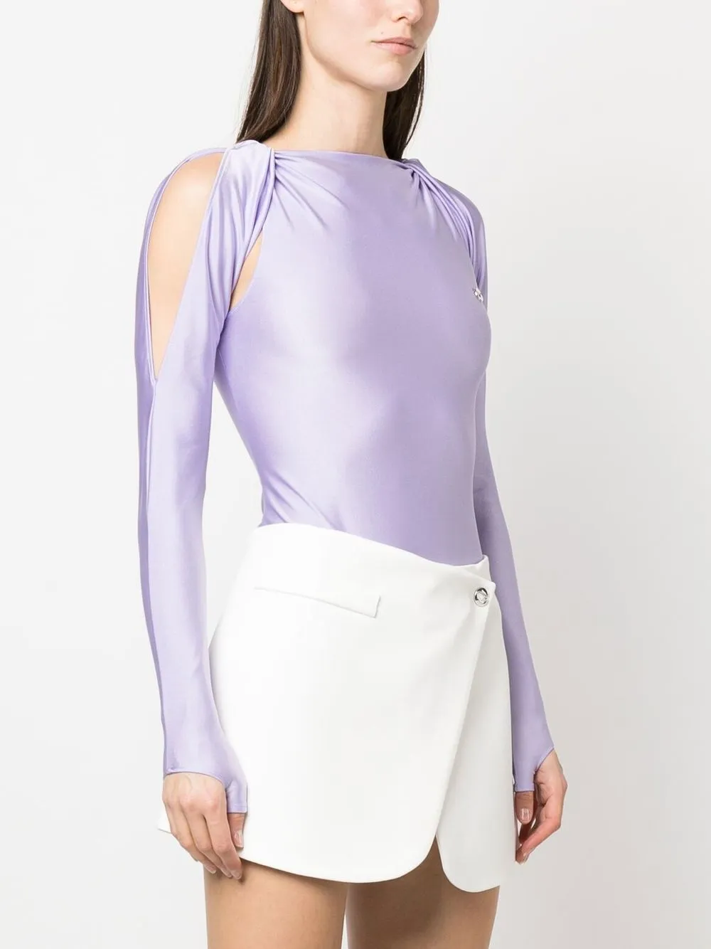 COPERNI DRAPED CUT-OUT BODYSUIT