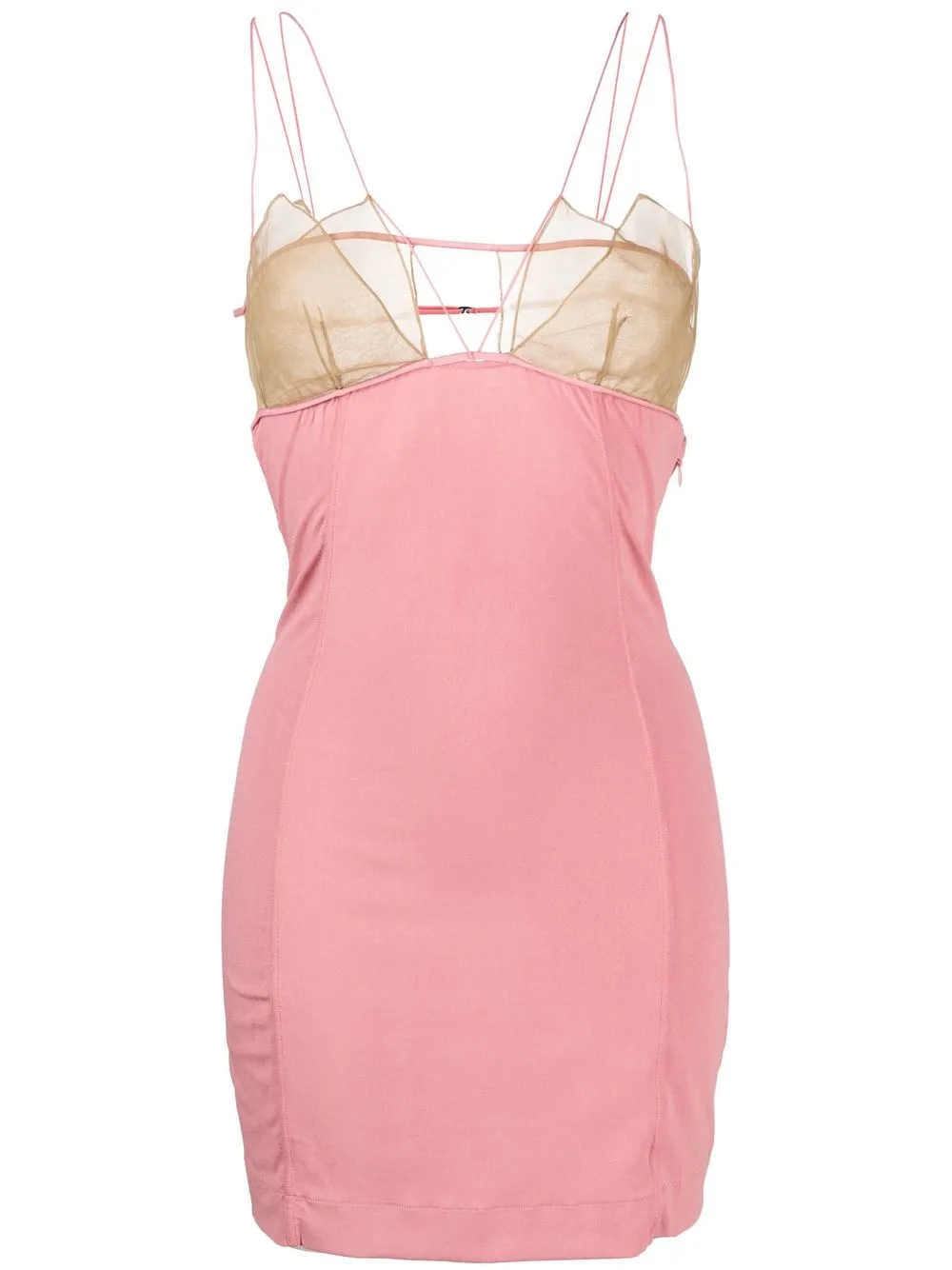 

Nensi Dojaka V-neck minidress - Pink