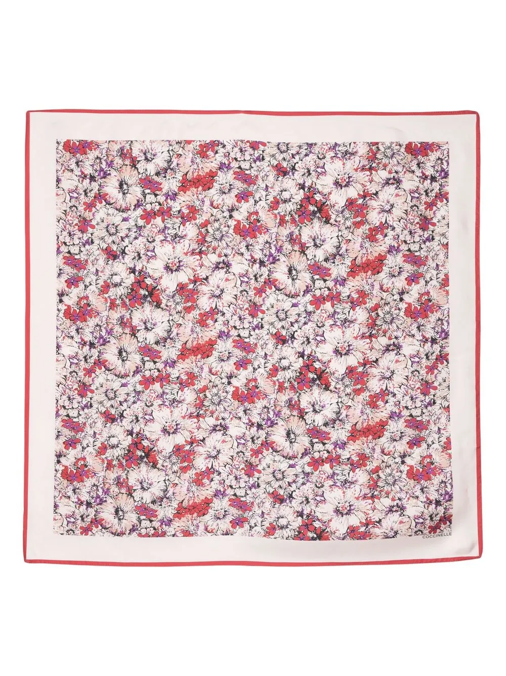 

Coccinelle floral print scarf - Pink