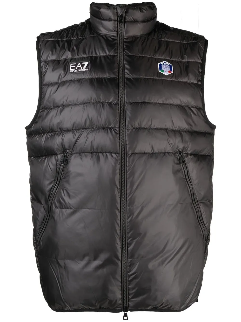 

Ea7 Emporio Armani padded gilet jacket - Grey