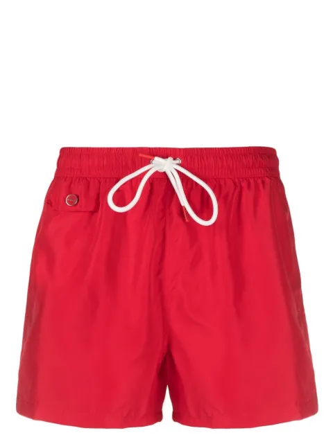 Kiton drawstring-waist swim shorts