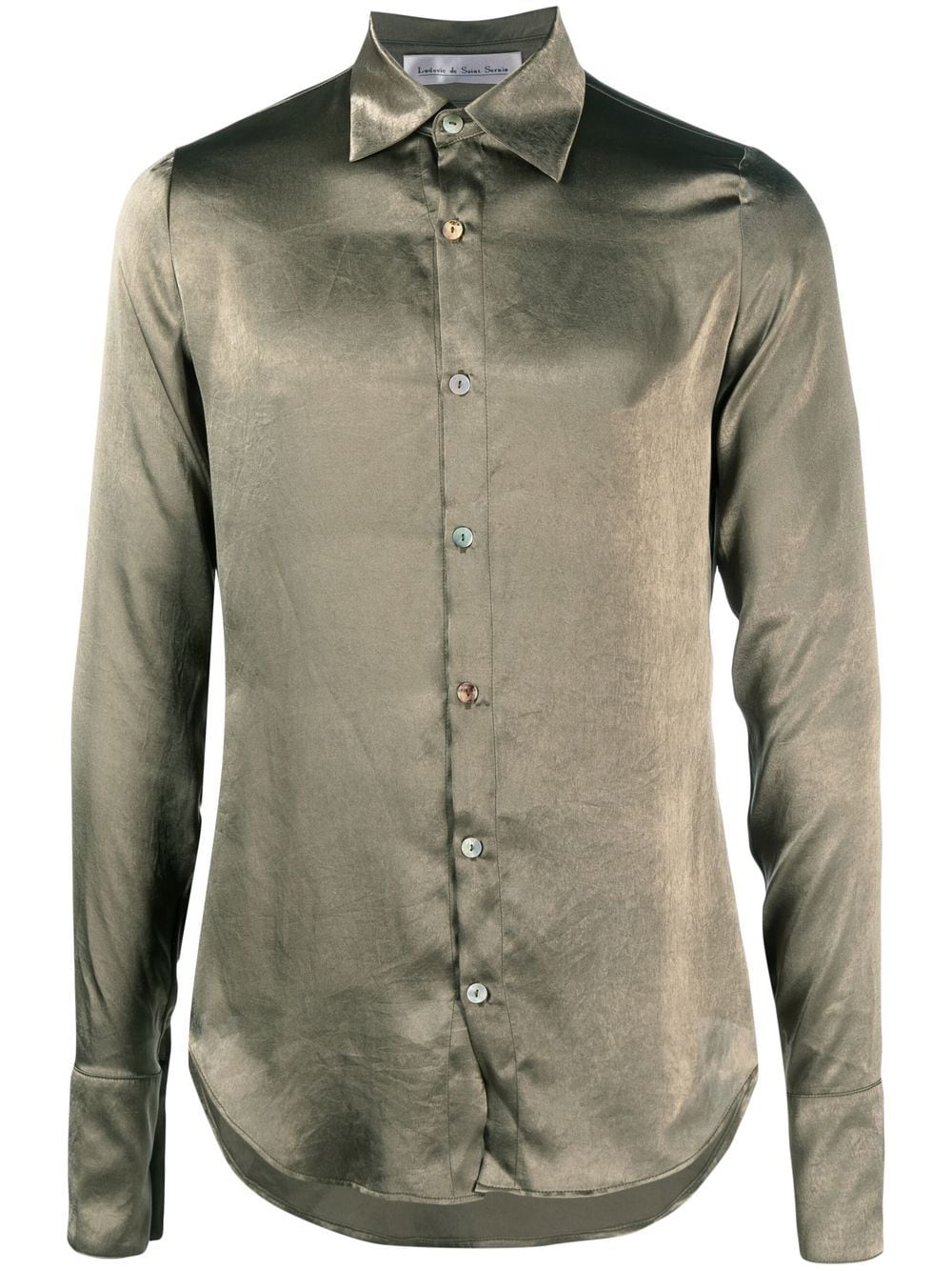 Ludovic de Saint Sernin classic-collar shirt - Green