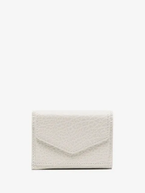 Maison Margiela portefeuille en cuir à coutures signature