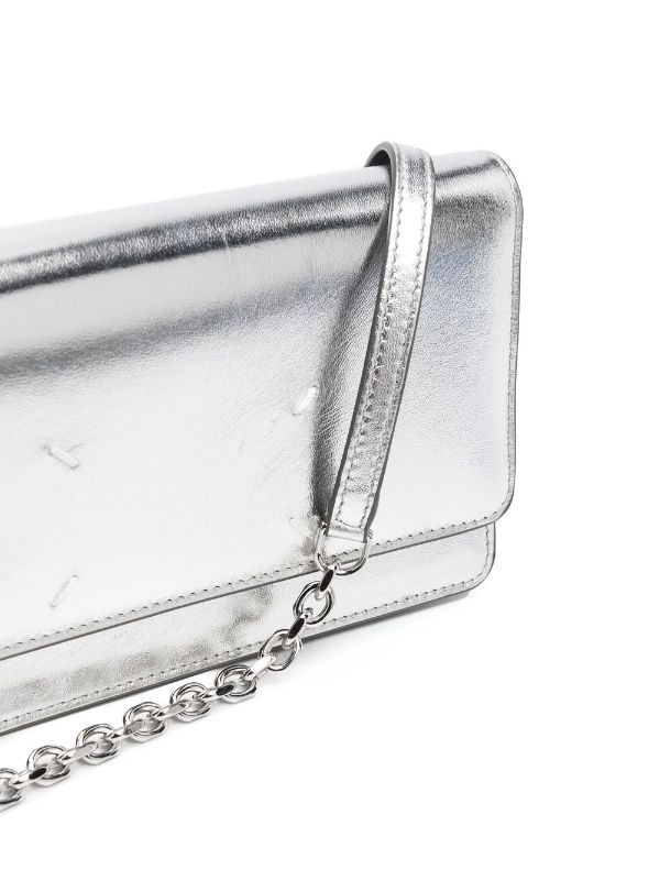 Maison Margiela Medium Metallic wallet-on-chain - Farfetch