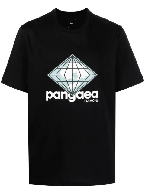 OAMC playera con cuello redondo y estampado gráfico