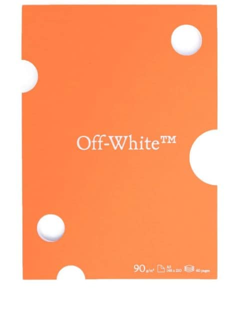 Off-White Meteor cut-out notepad