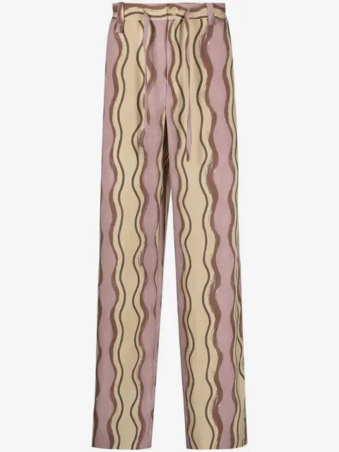 Jacquemus striped wide-leg trousers