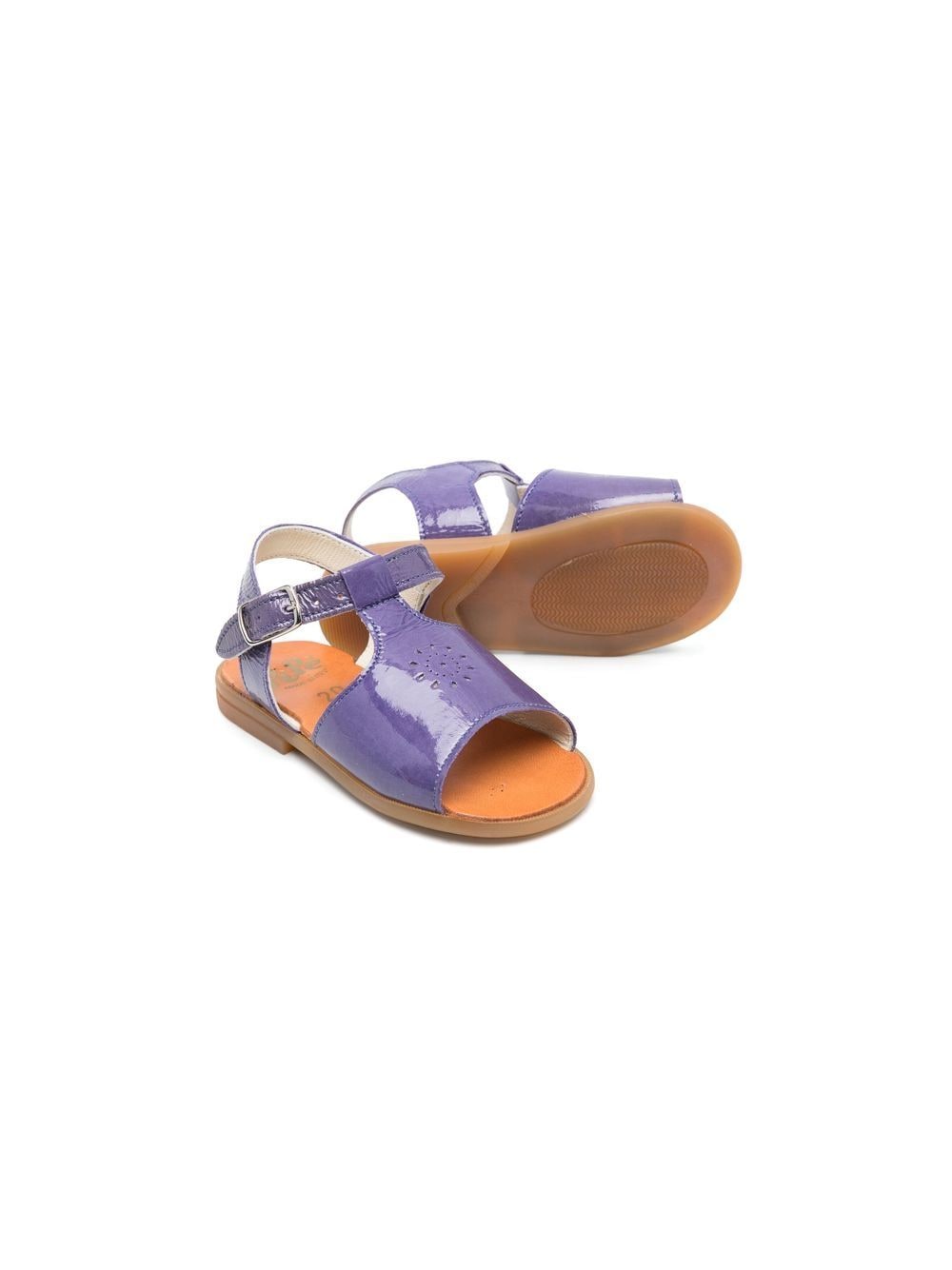 Pépé Kids Lakleren sandalen - Blauw